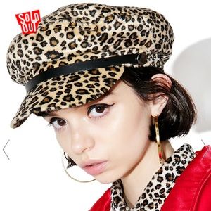 Leopard Toni Page Boy Hat